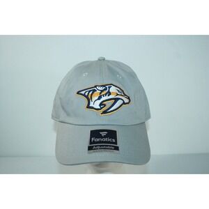 Nashville Predators Fanatics Strap Back Adjustable Gray NHL Hat Cap